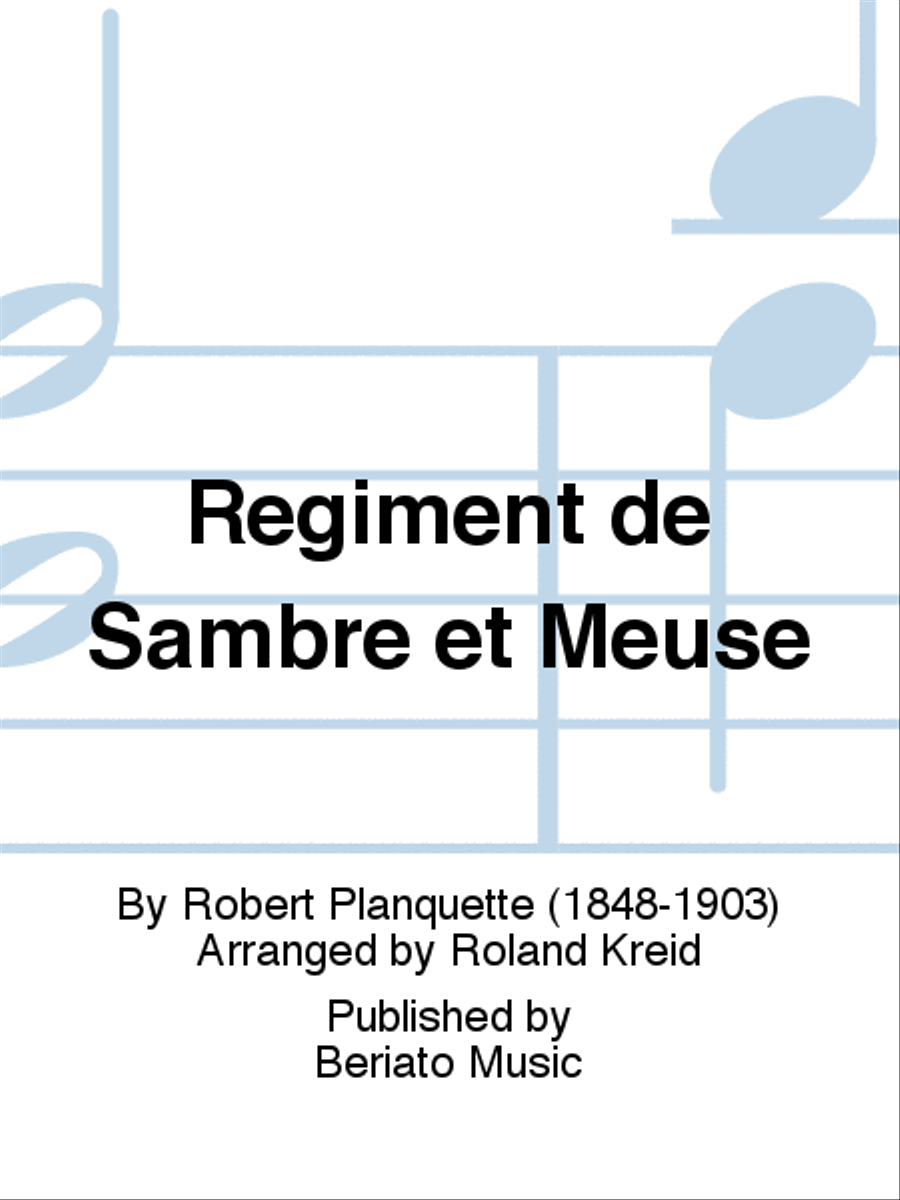 Regiment de Sambre et Meuse Concert Band scores gallery preview page 1