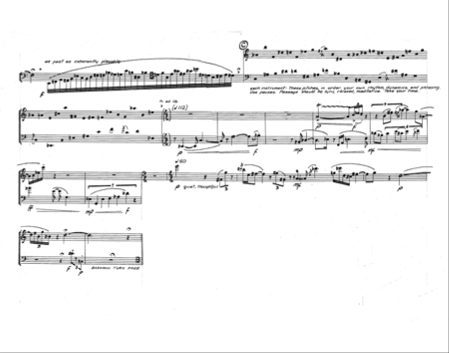 [Childs] Duo for Flute and Bassoon Woodwind Duet scores gallery preview page 3