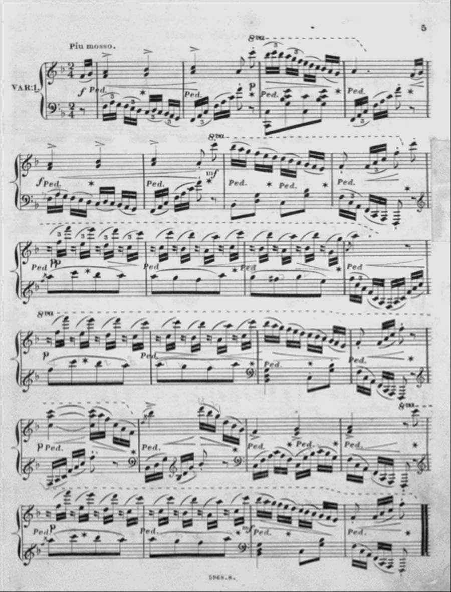 Home, Sweet Home with Brilliant Variations Piano Solo scores gallery preview page 4