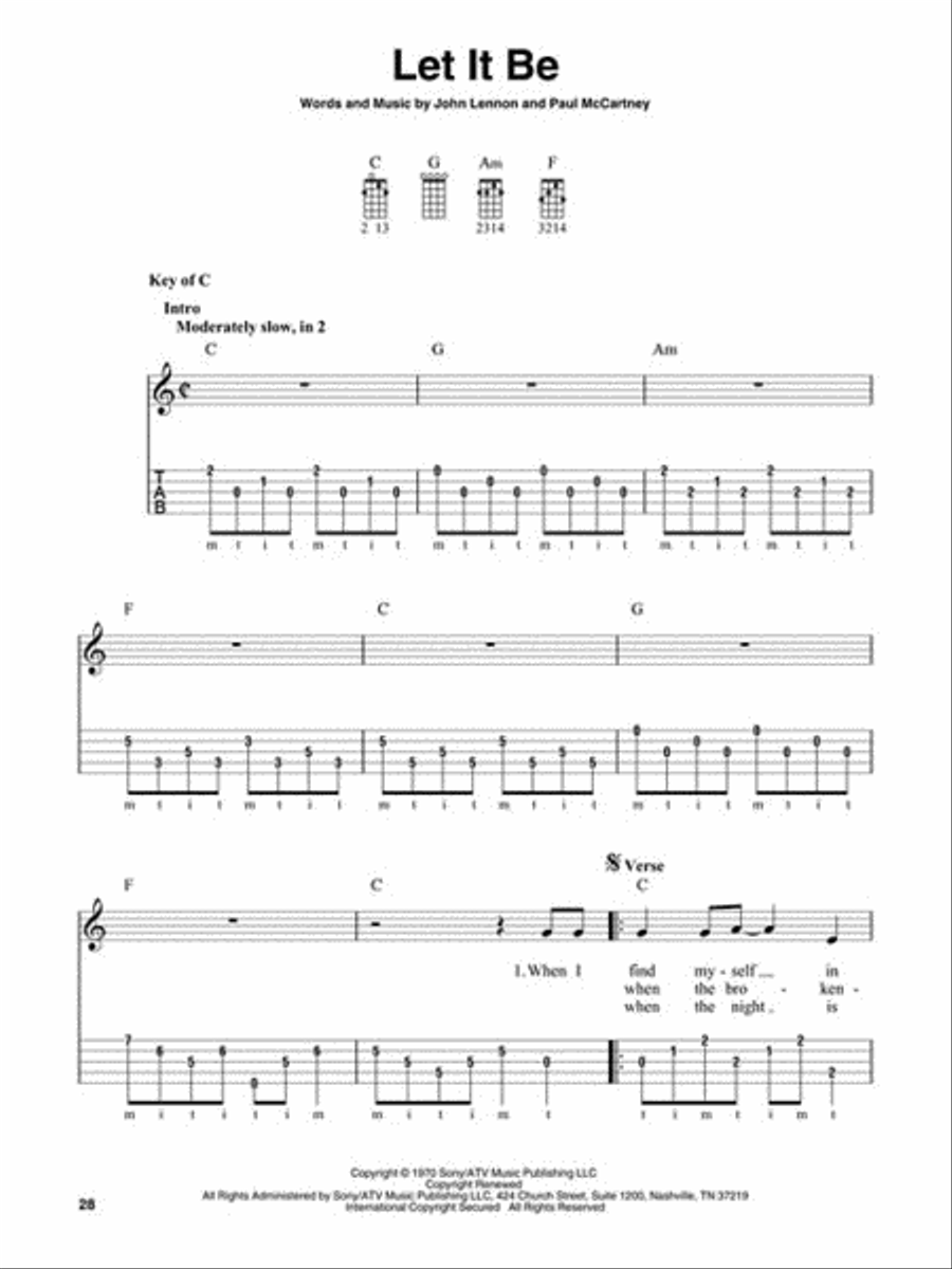 The Beatles Banjo Tab