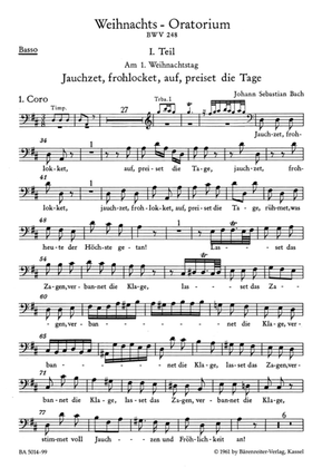 Book cover for Christmas Oratorio, BWV 248