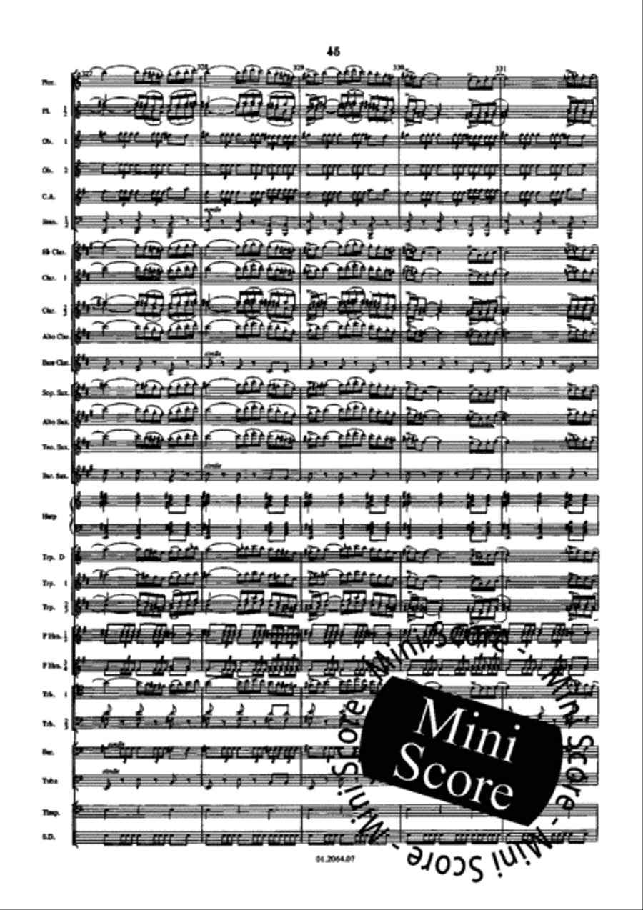 Bolero Concert Band scores gallery preview page 49