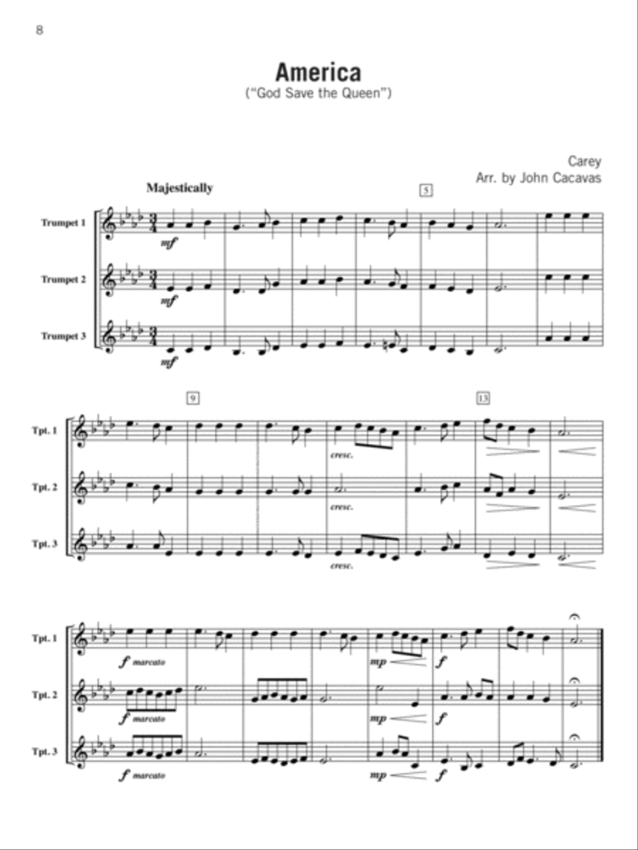 More Trios for Trumpets Trumpet Trio scores gallery preview page 4
