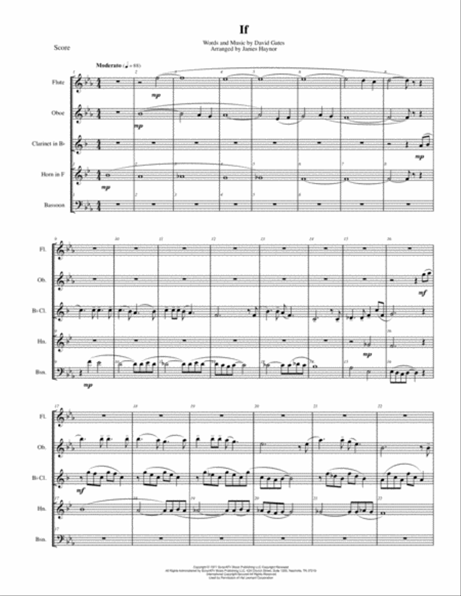 If Woodwind Quintet scores gallery preview page 2