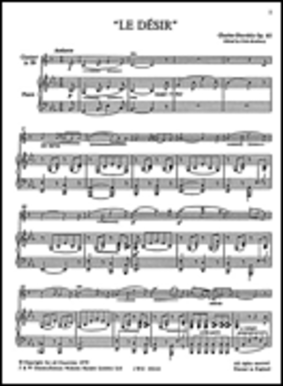Oberthur: Le Desir Op. 65 (Bradbury) Clt/Pf