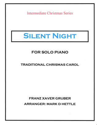 Silent Night for Solo Intermediate Piano