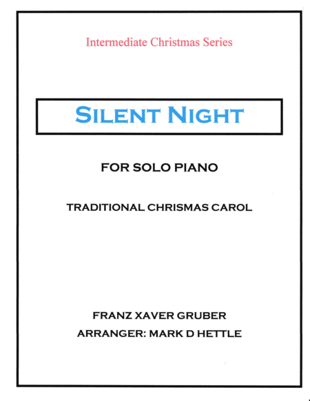 Silent Night for Solo Intermediate Piano image number null