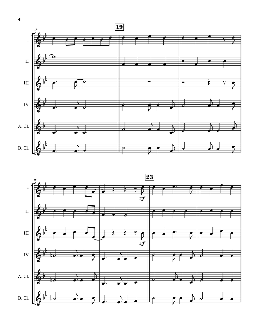 Something About December Clarinet Quintet scores gallery preview page 5
