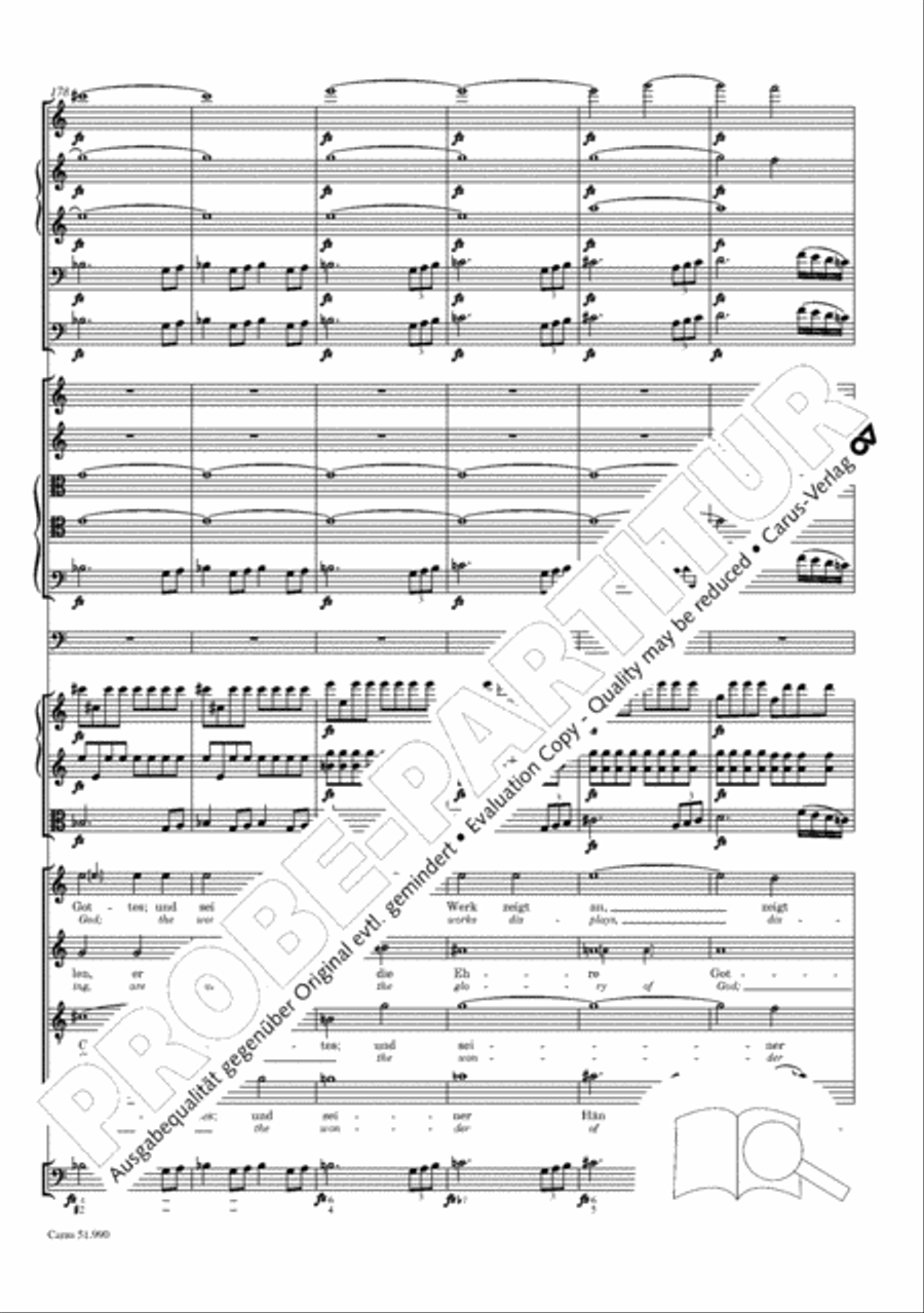 The Creation (Die Schopfung) 4-Part scores gallery preview page 139
