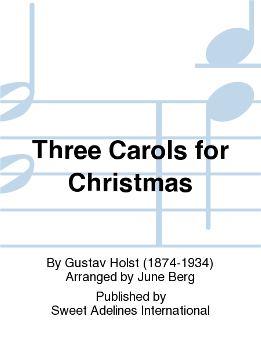 Three Carols for Christmas A Cappella scores gallery preview page 1