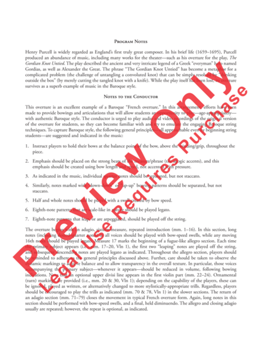The Gordian Knot Untied The Gordian Knot Untied String Orchestra scores gallery preview page 3