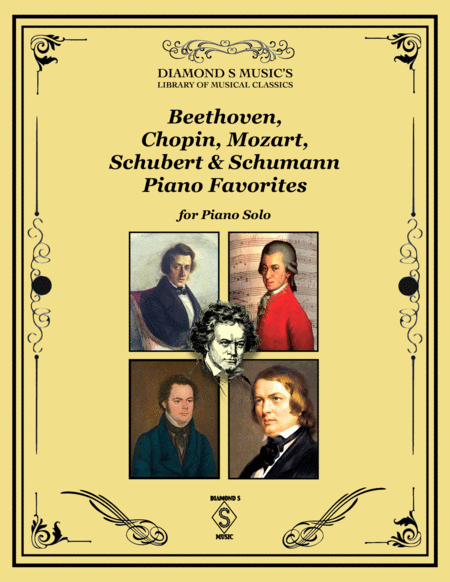 Beethoven, Chopin, Mozart, Schubert & Schumann Piano Favorites Collection - Piano Solo image number null