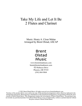 Book cover for Take My Life and Let It Be