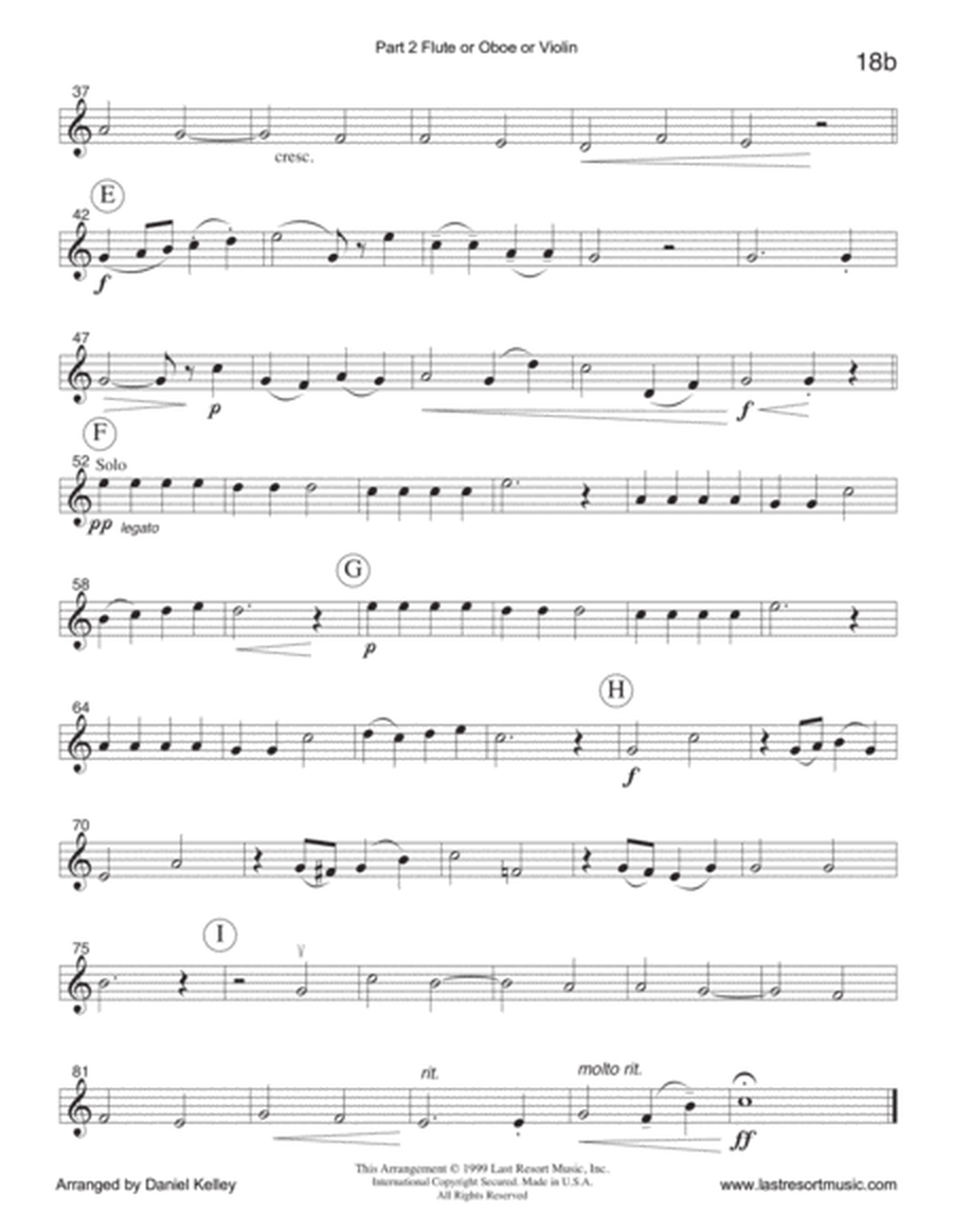 Jolly Old Saint Nicholas for String Quartet (or Mixed Quartet or Piano Quintet)