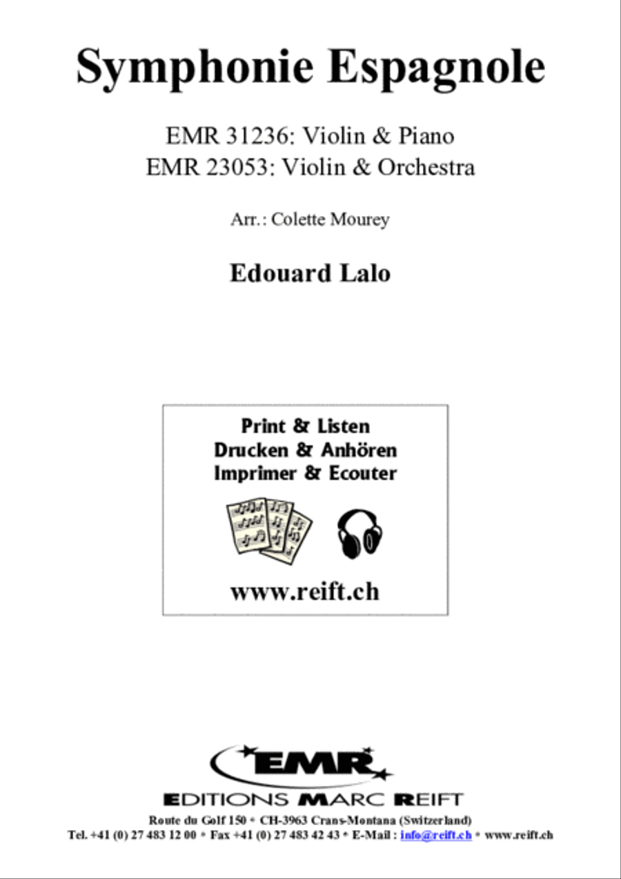 Symphonie Espagnole Violin Solo scores gallery preview page 2