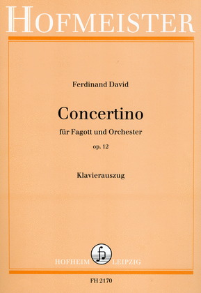 Book cover for Concertino, op. 12 / KlA