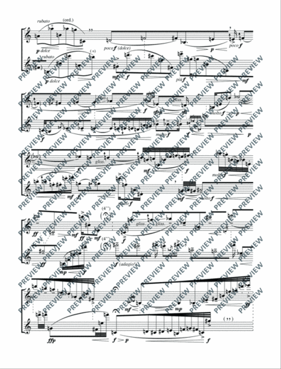 á deux English Horn scores gallery preview page 12