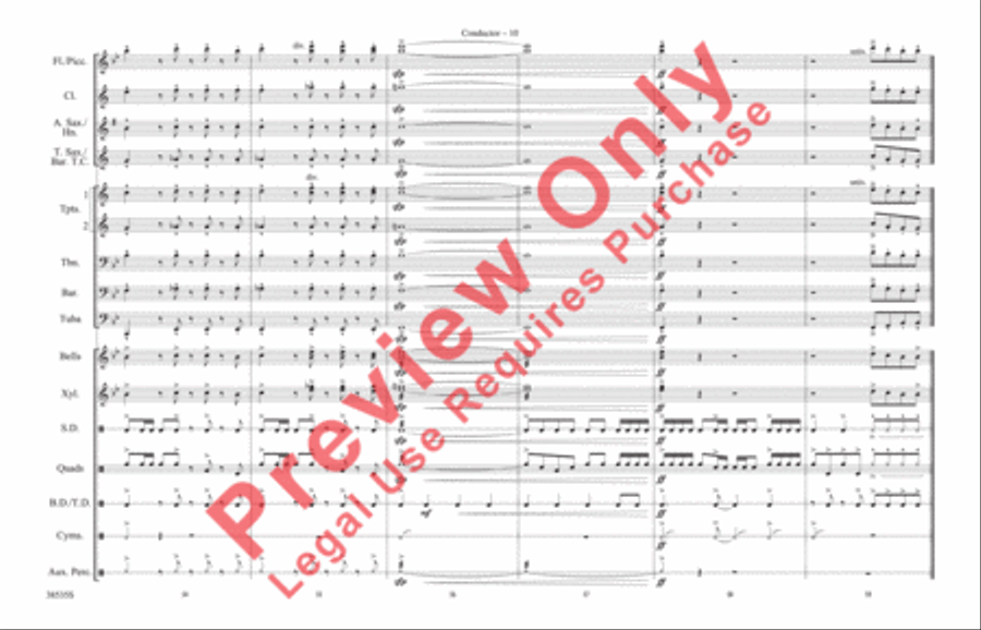 Prologue / Little Shop of Horrors Marching Band scores gallery preview page 11