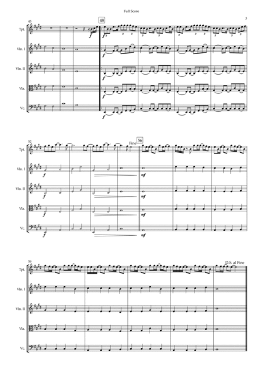 There Will Be Time Small Ensemble scores gallery preview page 3