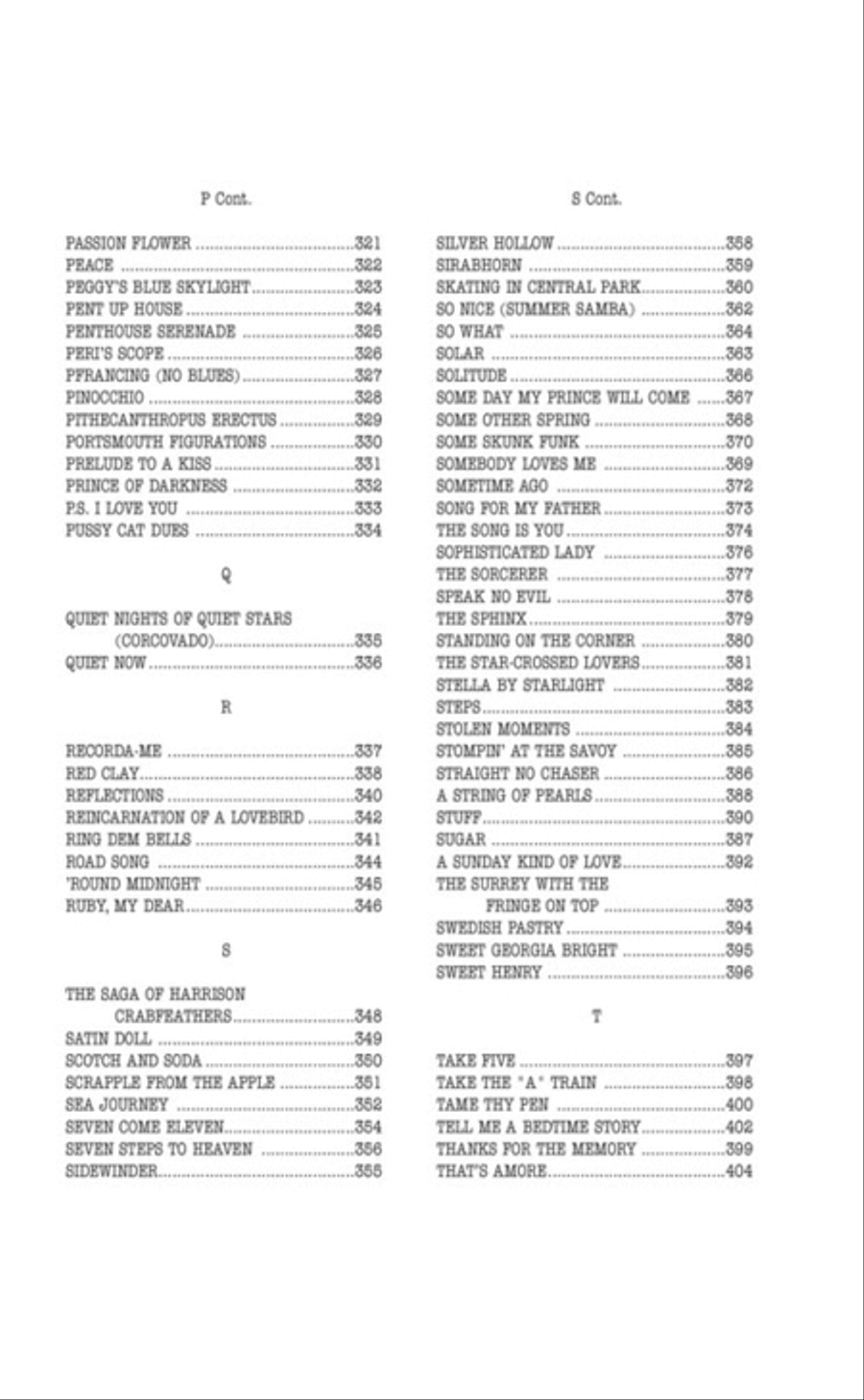 The Real Book – Volume I – Sixth Edition – Mini Edition Piano scores gallery preview page 6