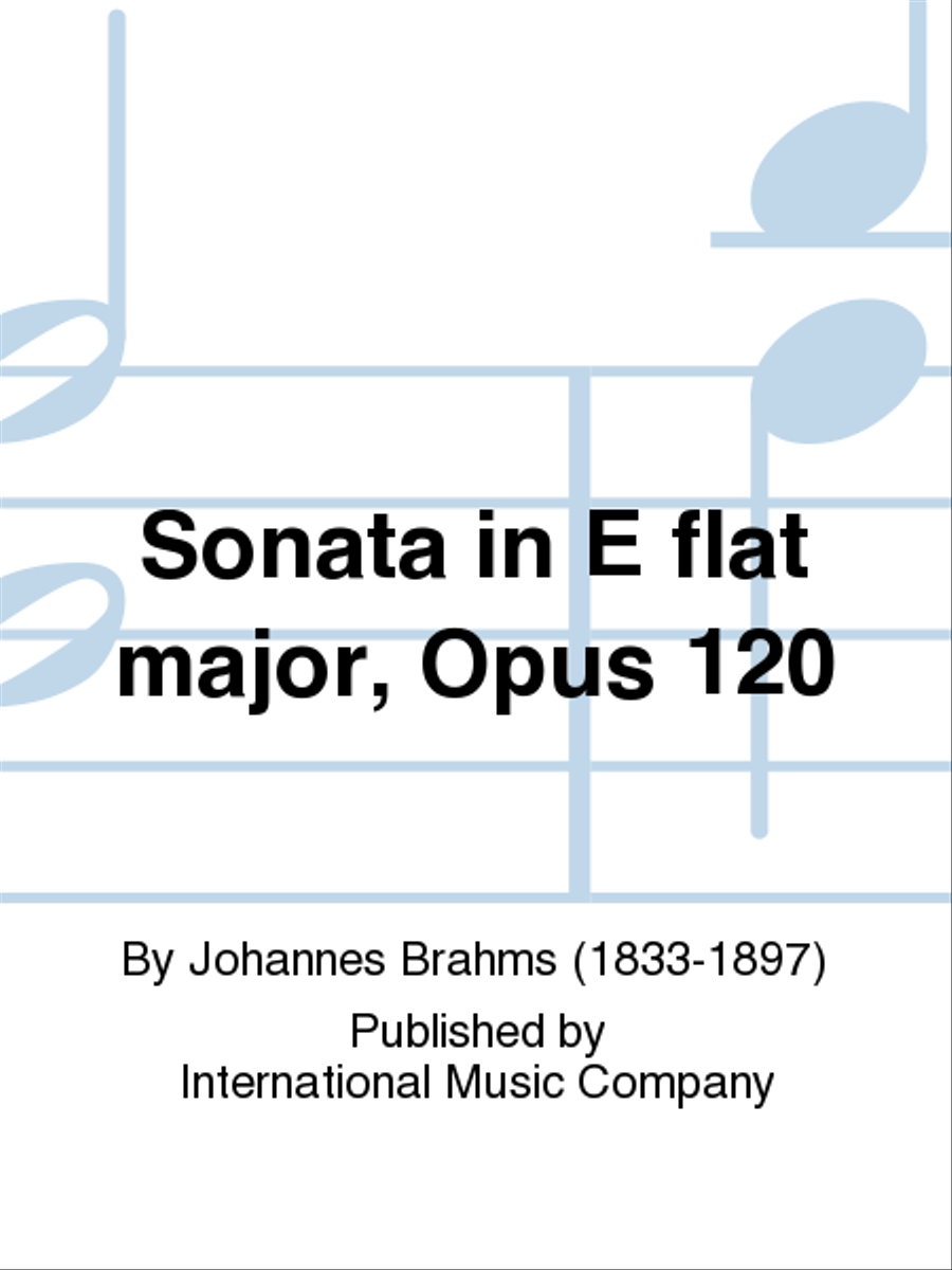 Sonata In E Flat Major, Opus 120 Horn scores gallery preview page 1