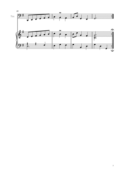 Minuet in G major BWV Anh. 114 - Bach - Tuba image number null