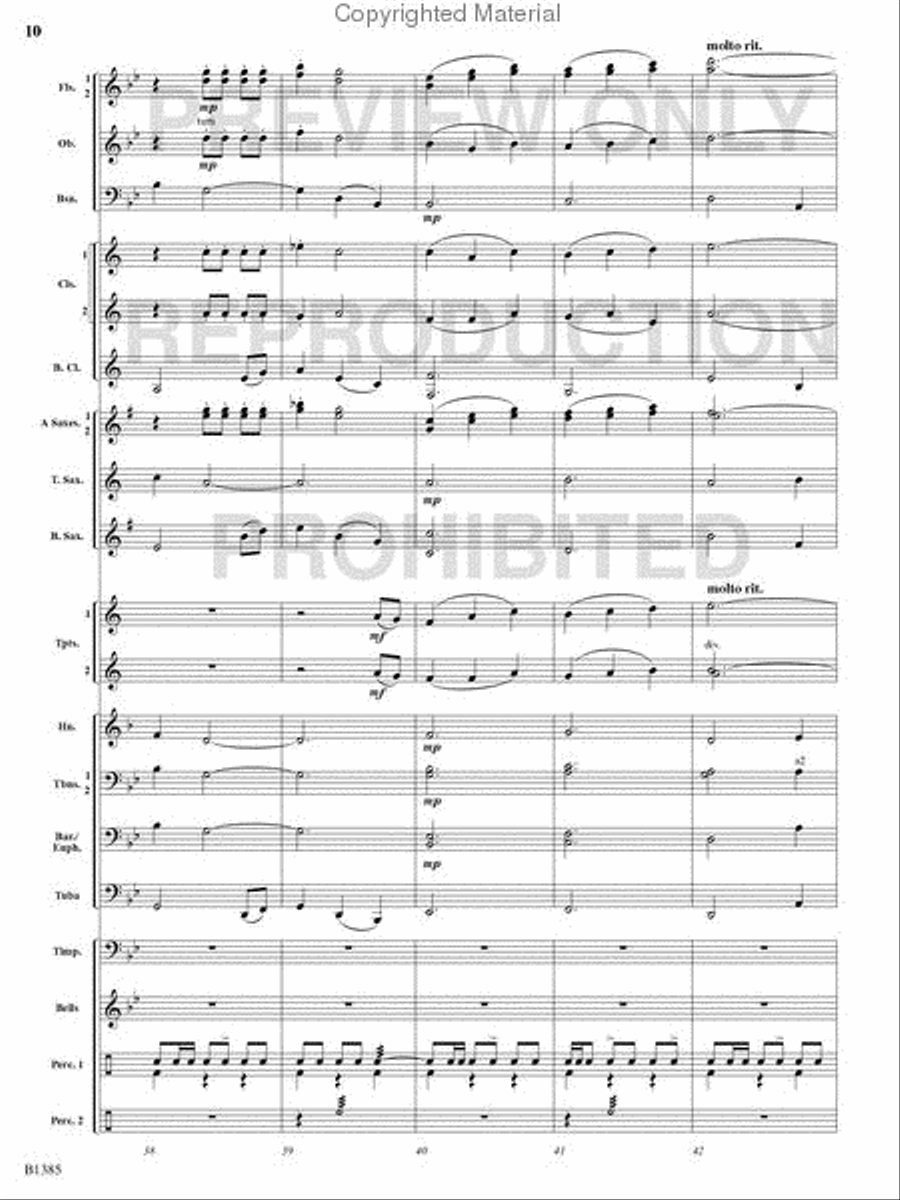 Krakatoa Concert Band scores gallery preview page 9
