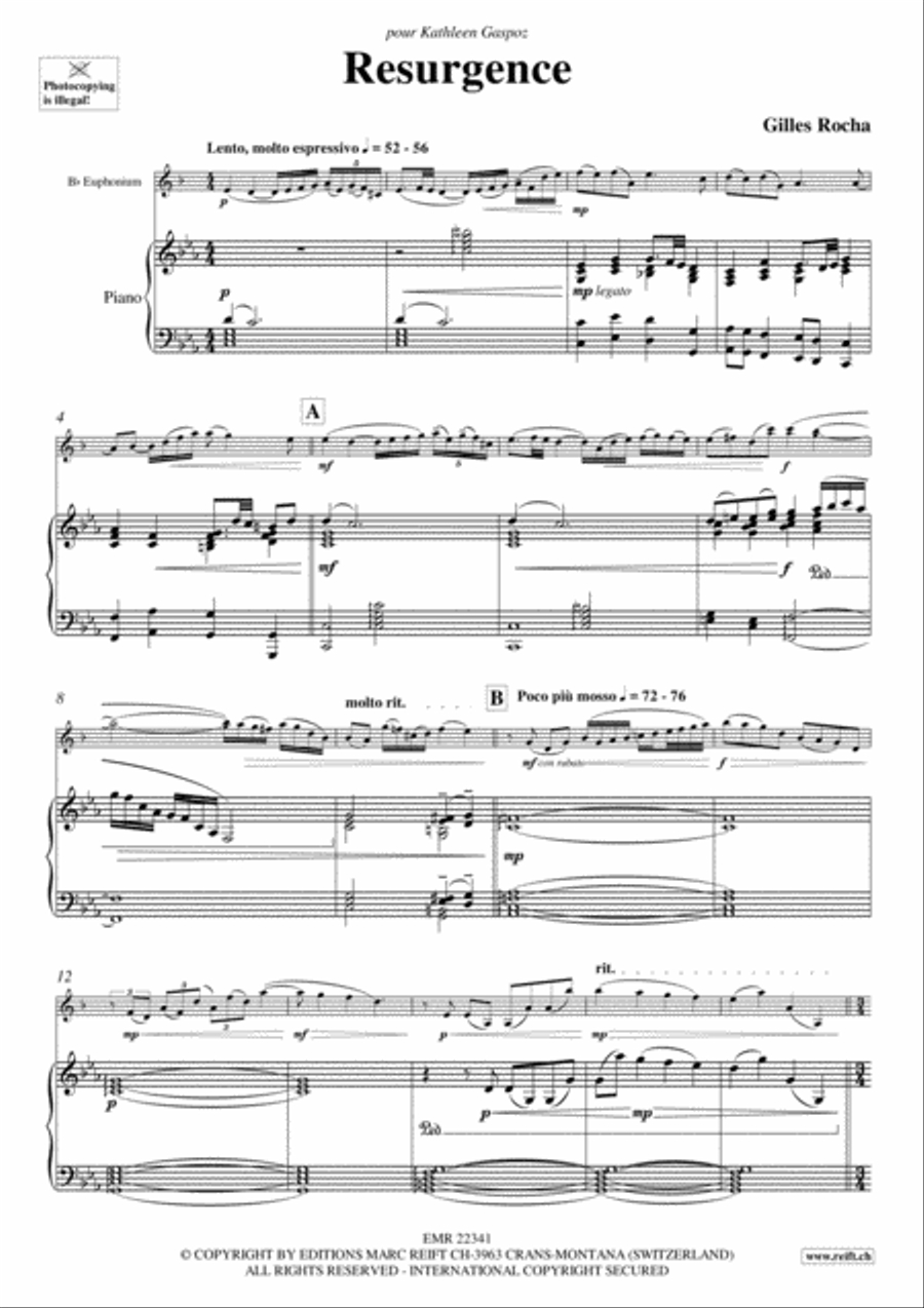 Resurgence Resurgence Euphonium scores gallery preview page 3