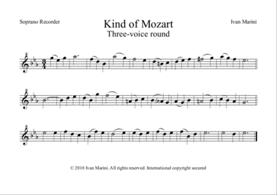 Kind of Mozart - Every combination of Winds image number null