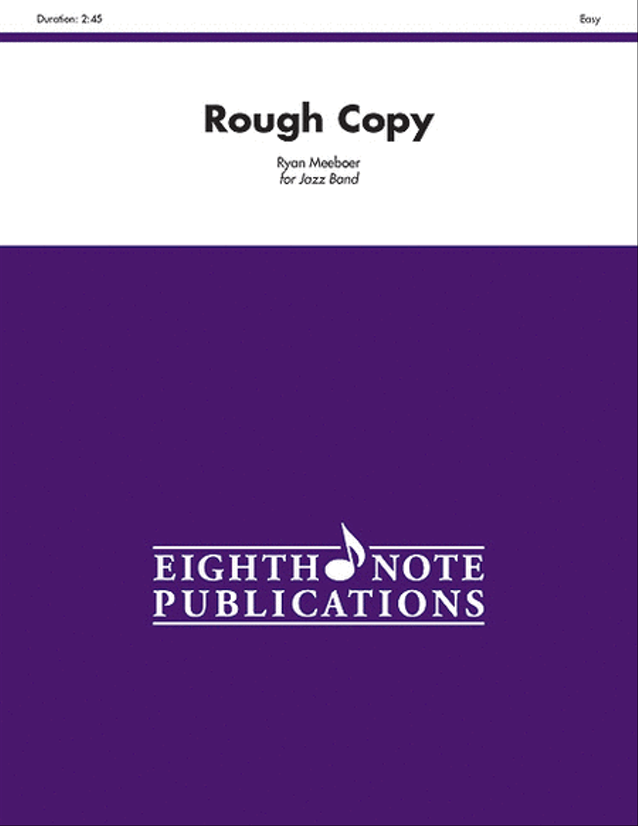 Rough Copy Rough Copy Jazz Ensemble scores gallery preview page 1