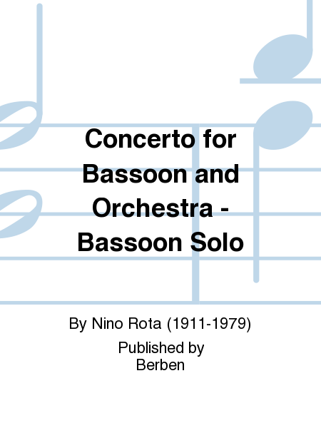 Concerto for Bassoon and Orchestra - Bassoon Solo