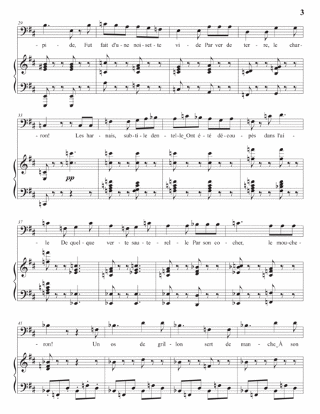 Ballade de la Reine Mab (D major; audition edition with readable piano reduction)