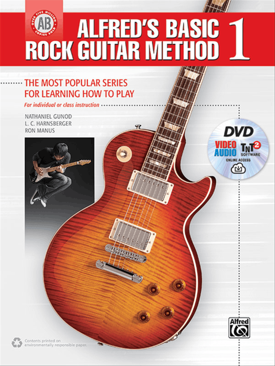 Alfred's Basic Rock Guitar Method, Book 1 Electric Guitar scores gallery preview page 1