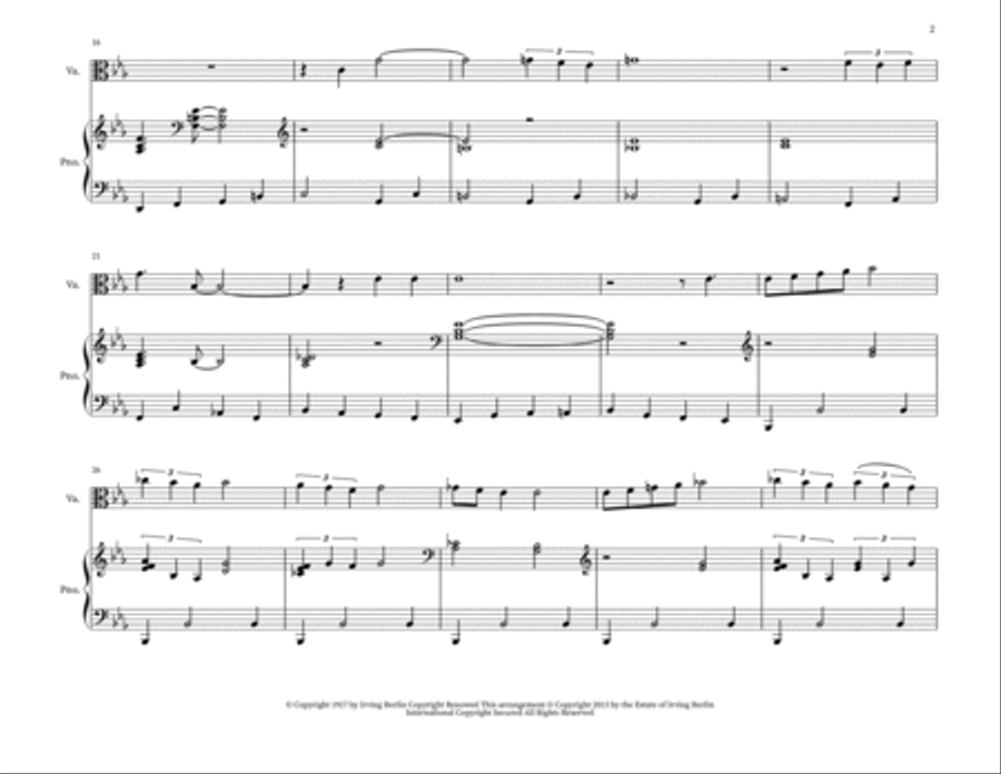 Blue Skies String Duet scores gallery preview page 2