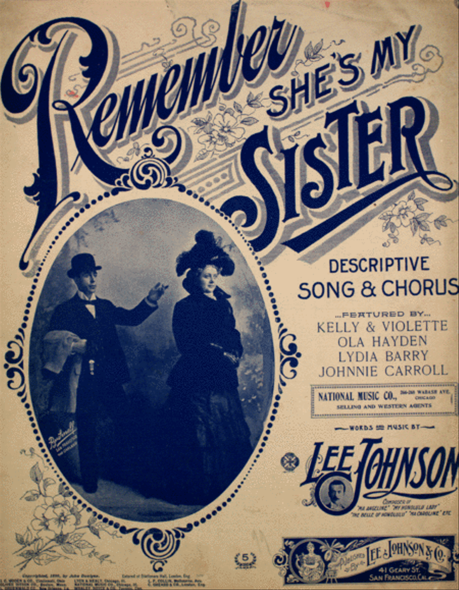 Remember She's My Sister. Descriptive Song & Chorus Choir scores gallery preview page 1