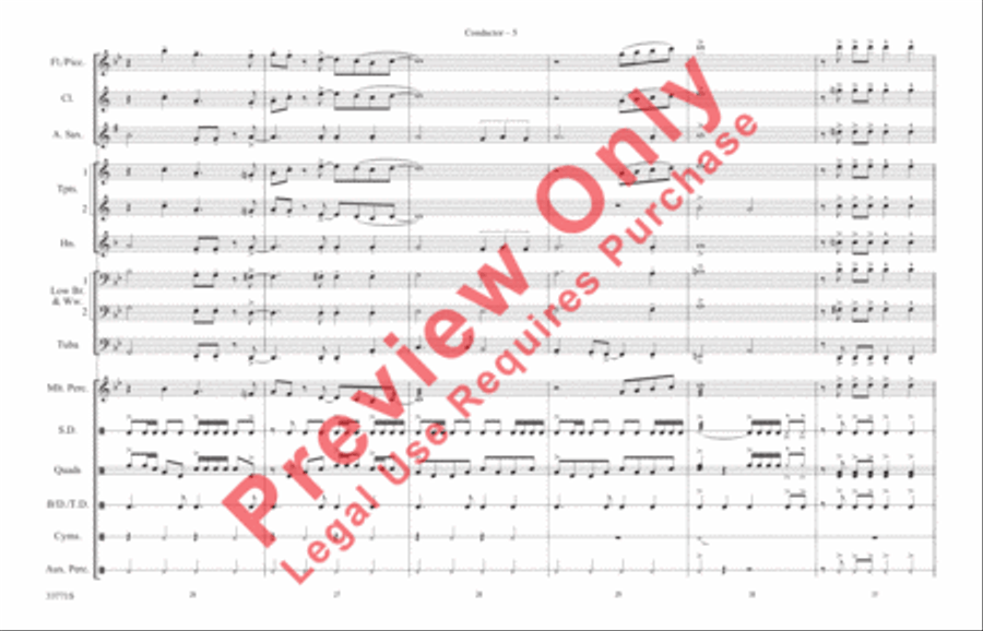 Smooth Marching Band scores gallery preview page 6