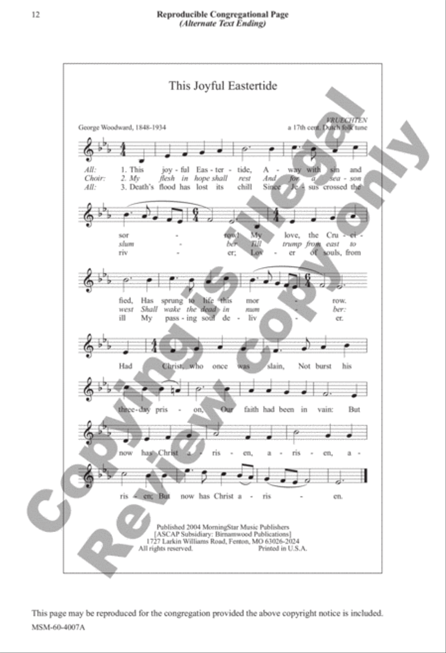 This Joyful Eastertide This Joyful Eastertide Divisi scores gallery preview page 12