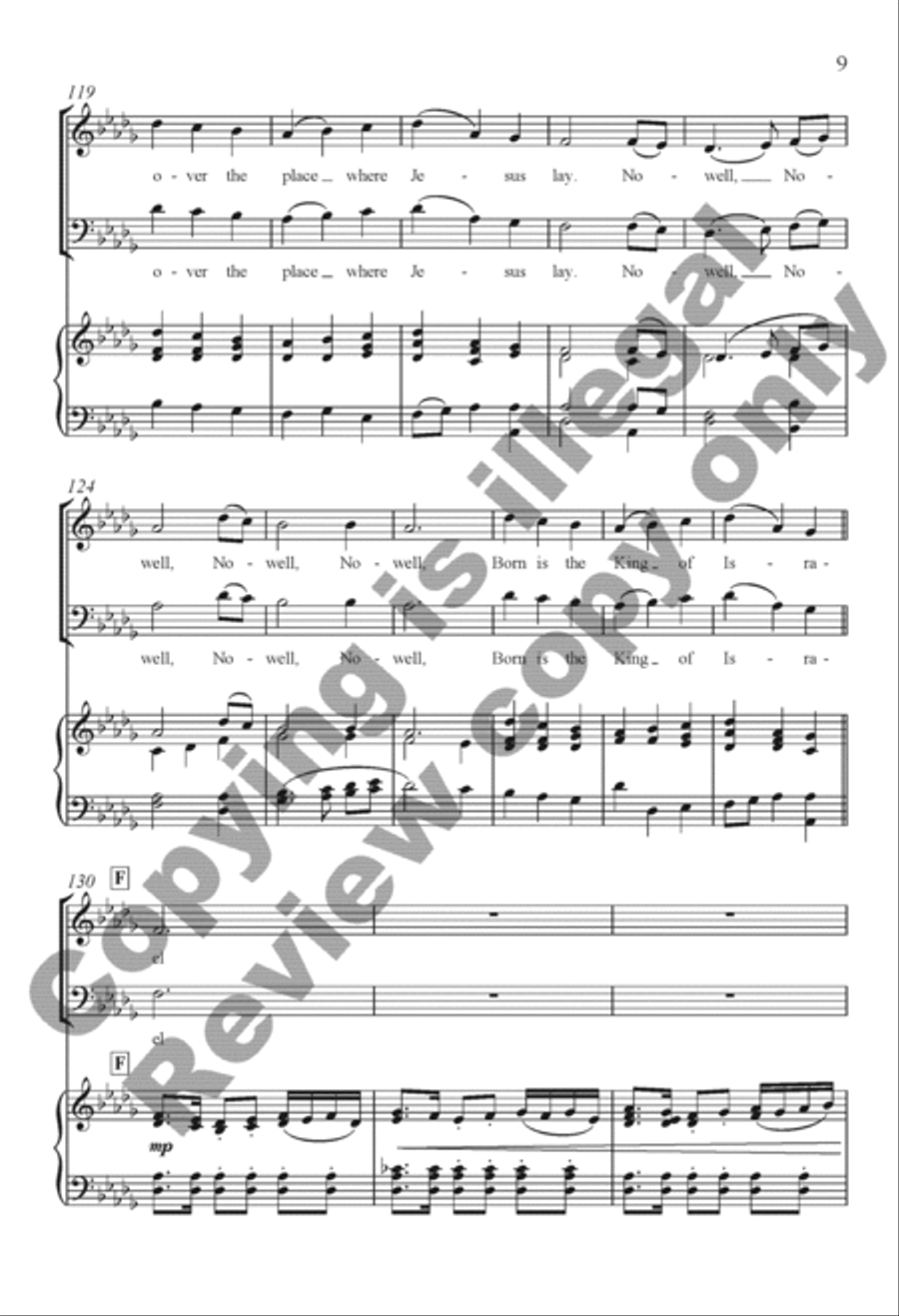 The First Nowell 4-Part scores gallery preview page 9
