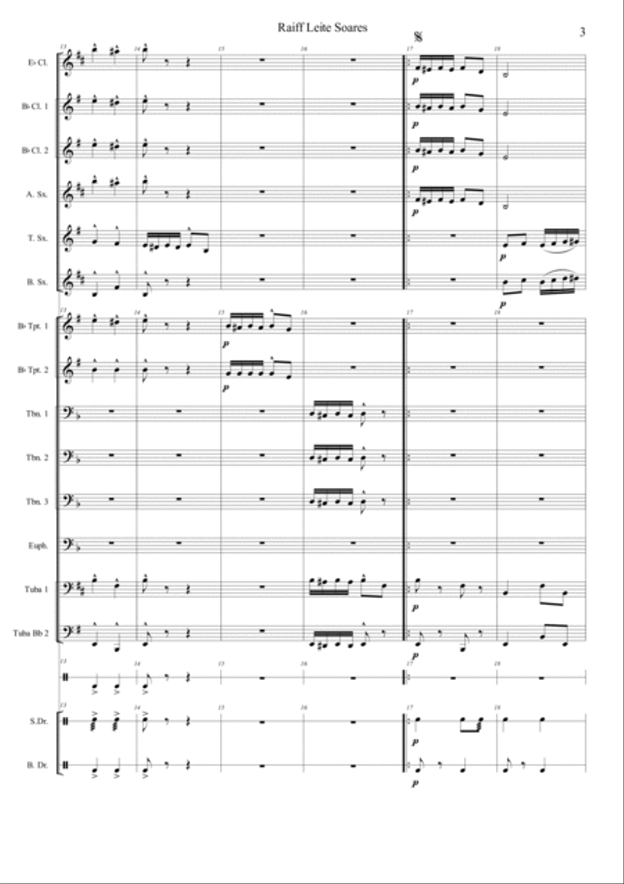 Raiff Leite Soares Marching Band scores gallery preview page 5