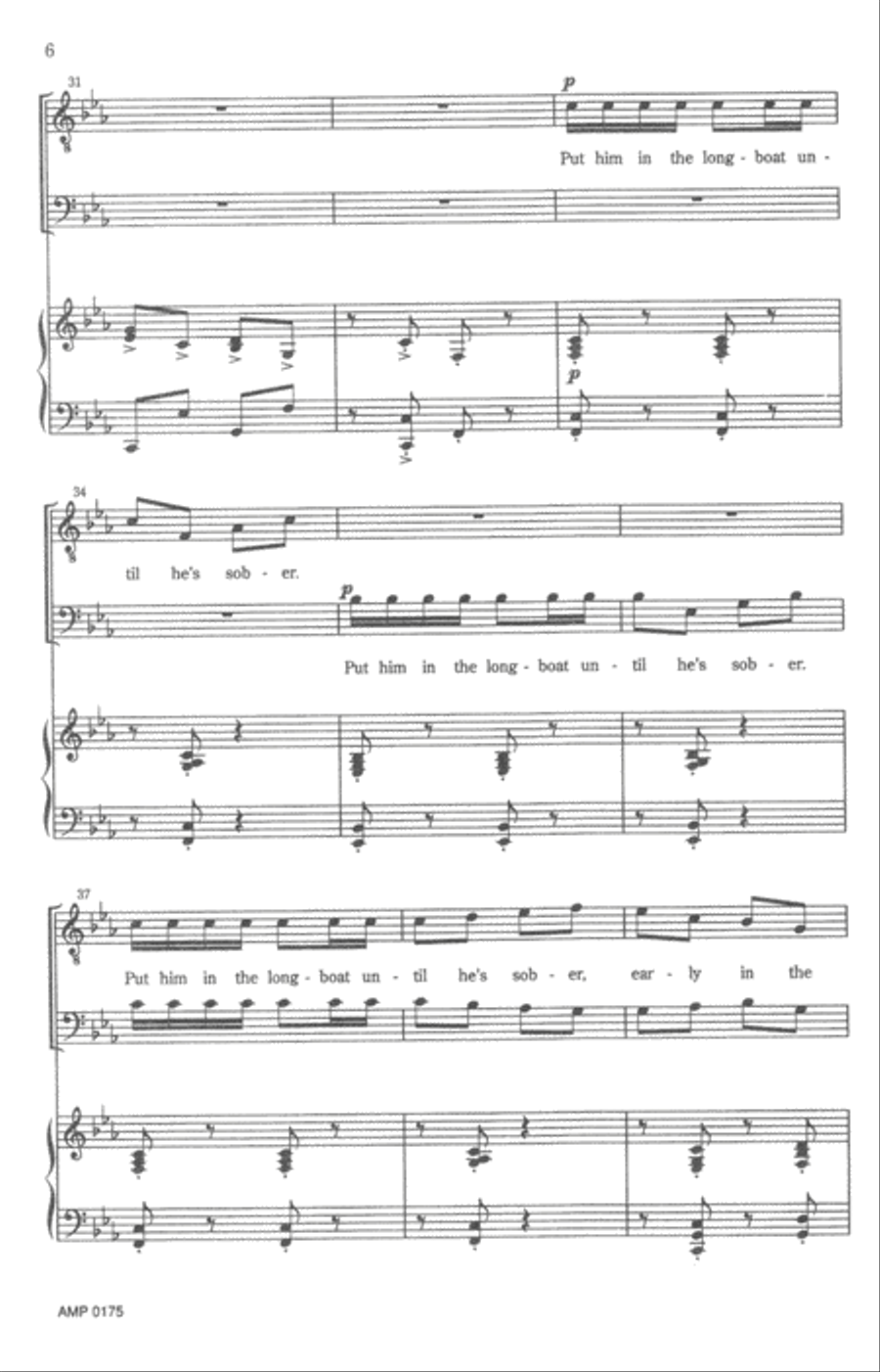 What Shall We Do With a Drunken Sailor? TB scores gallery preview page 9