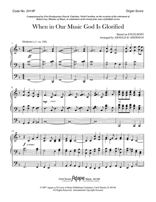 When in Our Music God Is Glorified