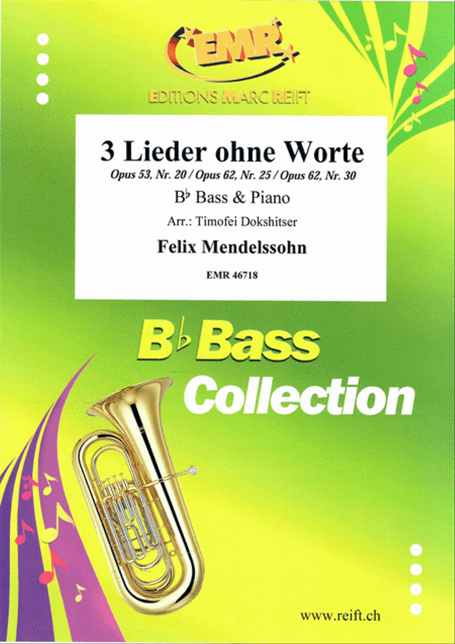 3 Lieder ohne Worte Voice Solo scores gallery preview page 1