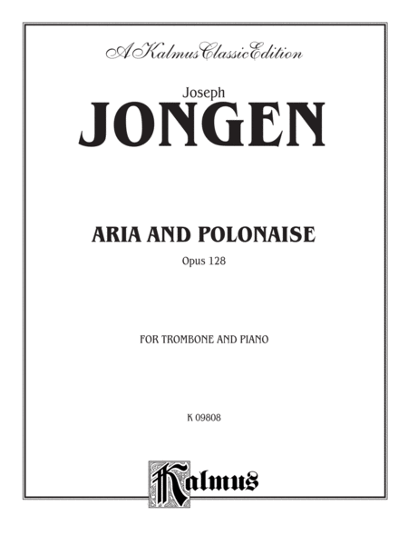 Aria and Polonaise, Op. 128