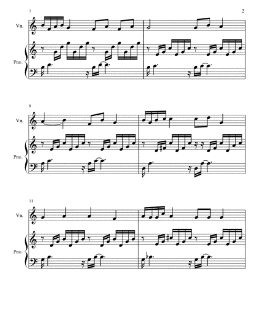 Prelude in C String Duet scores gallery preview page 2