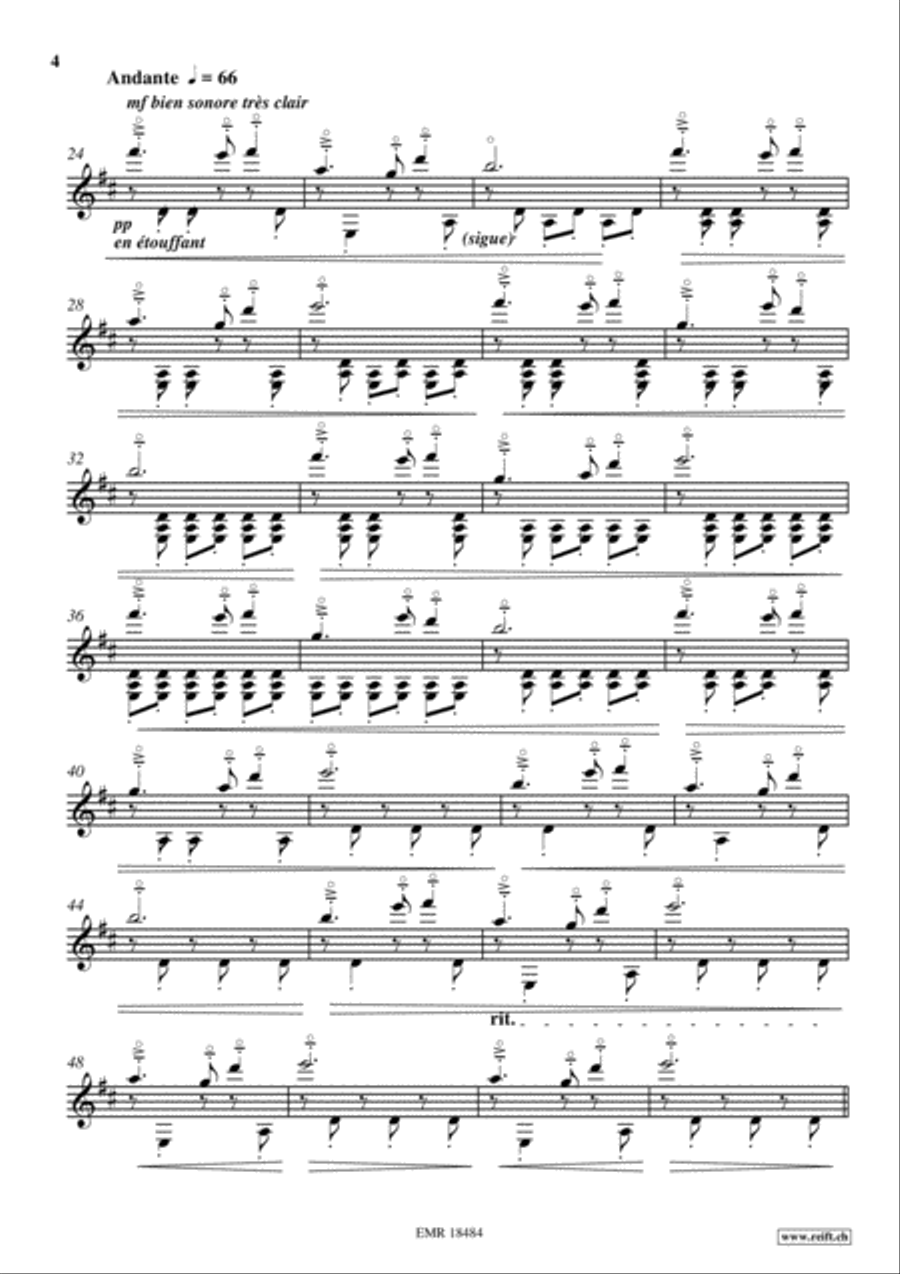 Summer Evening Songs Guitar scores gallery preview page 4