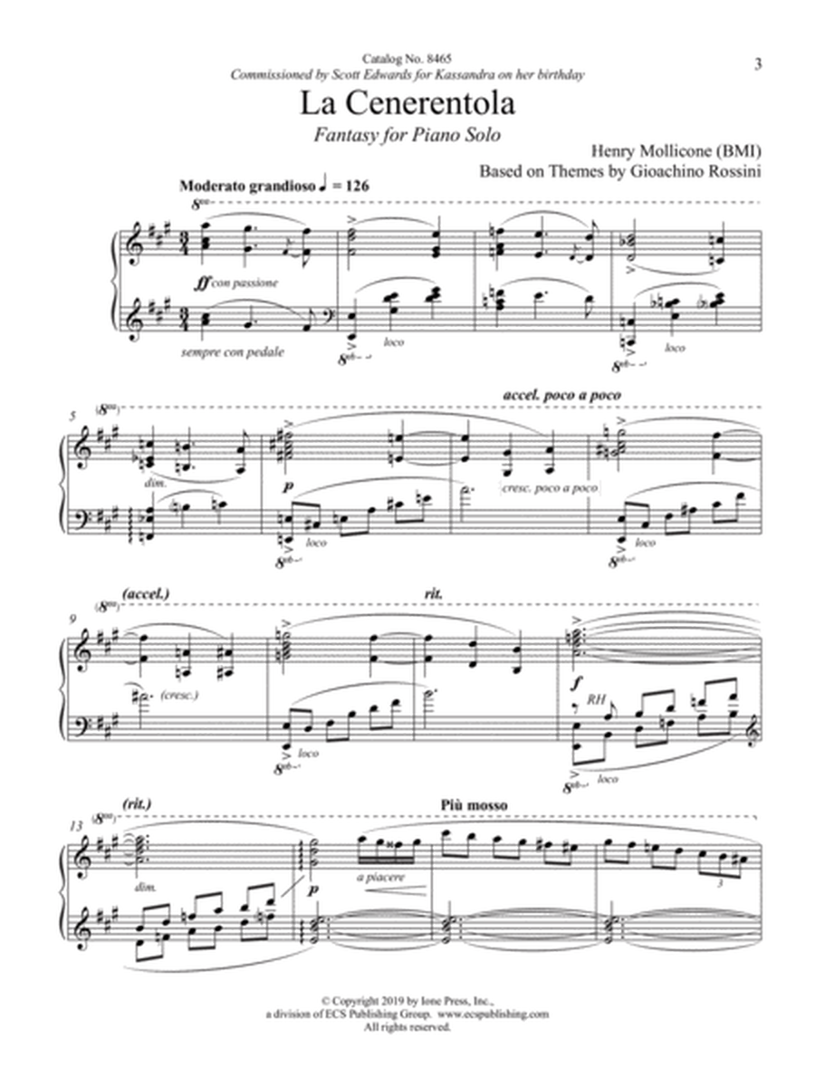 La Cenerentola: Fantasy for Piano Solo