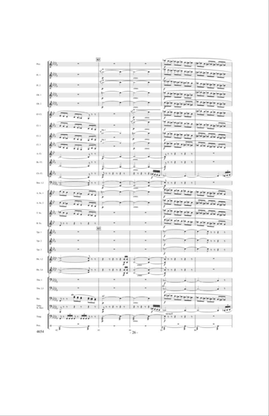 Ride of the Valkyries Concert Band scores gallery preview page 25