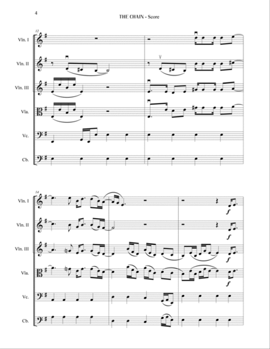 The Chain String Orchestra scores gallery preview page 4
