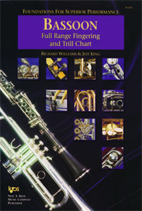 Foundations For Superior Performance Full Range Fingering and Trill Chart-Bassoon
