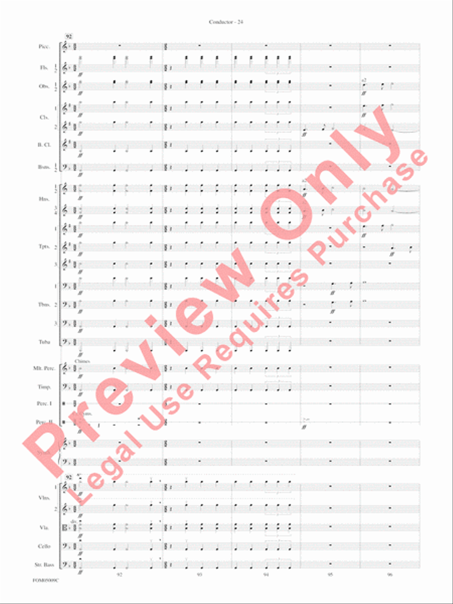 Concert Suite from Star Wars: Episode III Revenge of the Sith Full Orchestra scores gallery preview page 27